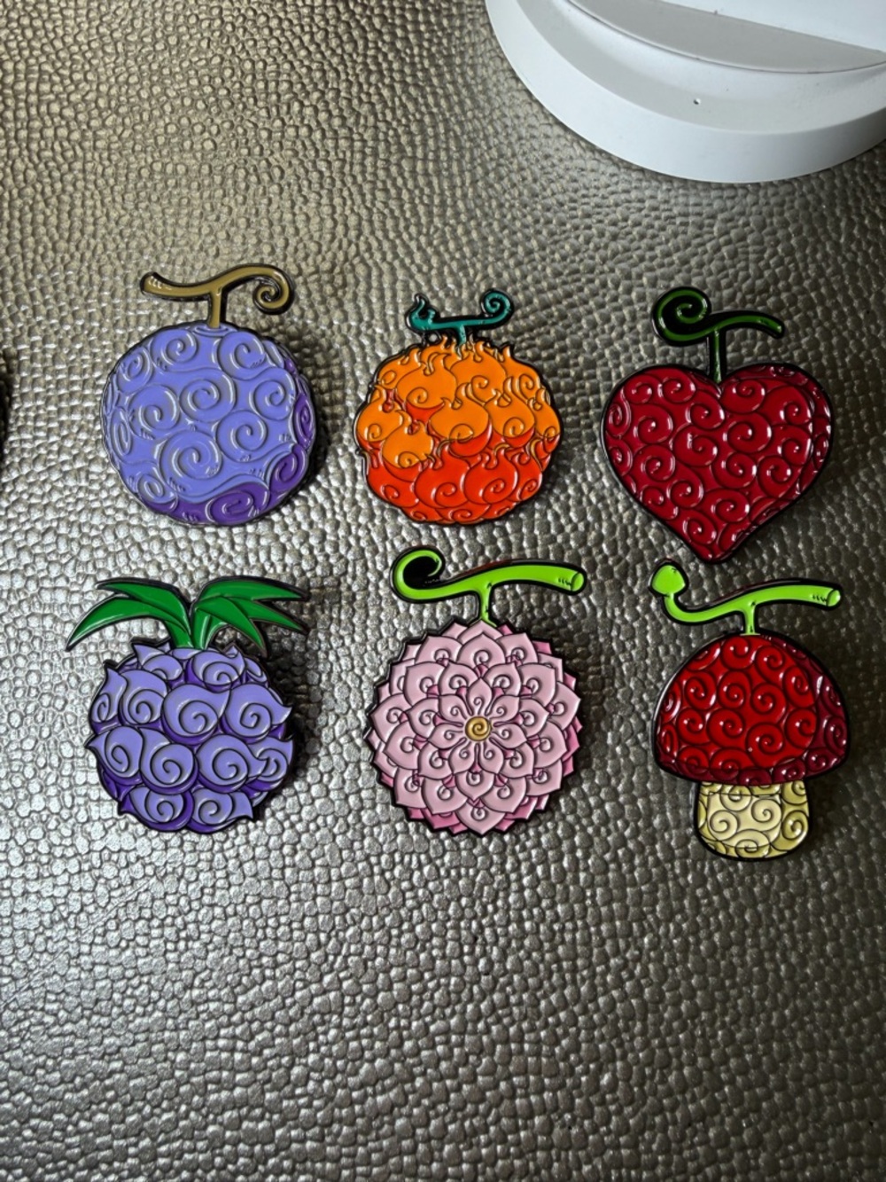 One Piece Devil Fruit Enamel Pin EE Exclusive Full Set 6 Pins
